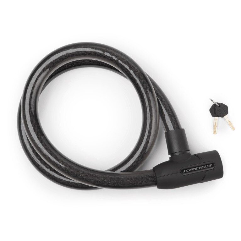 Incuietoare antifurt bicicleta KROSS Negru, 100 cm
