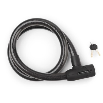 Incuietoare antifurt bicicleta KROSS Negru, 100 cm Incuietoare antifurt bicicleta KROSS Negru, 100 cm