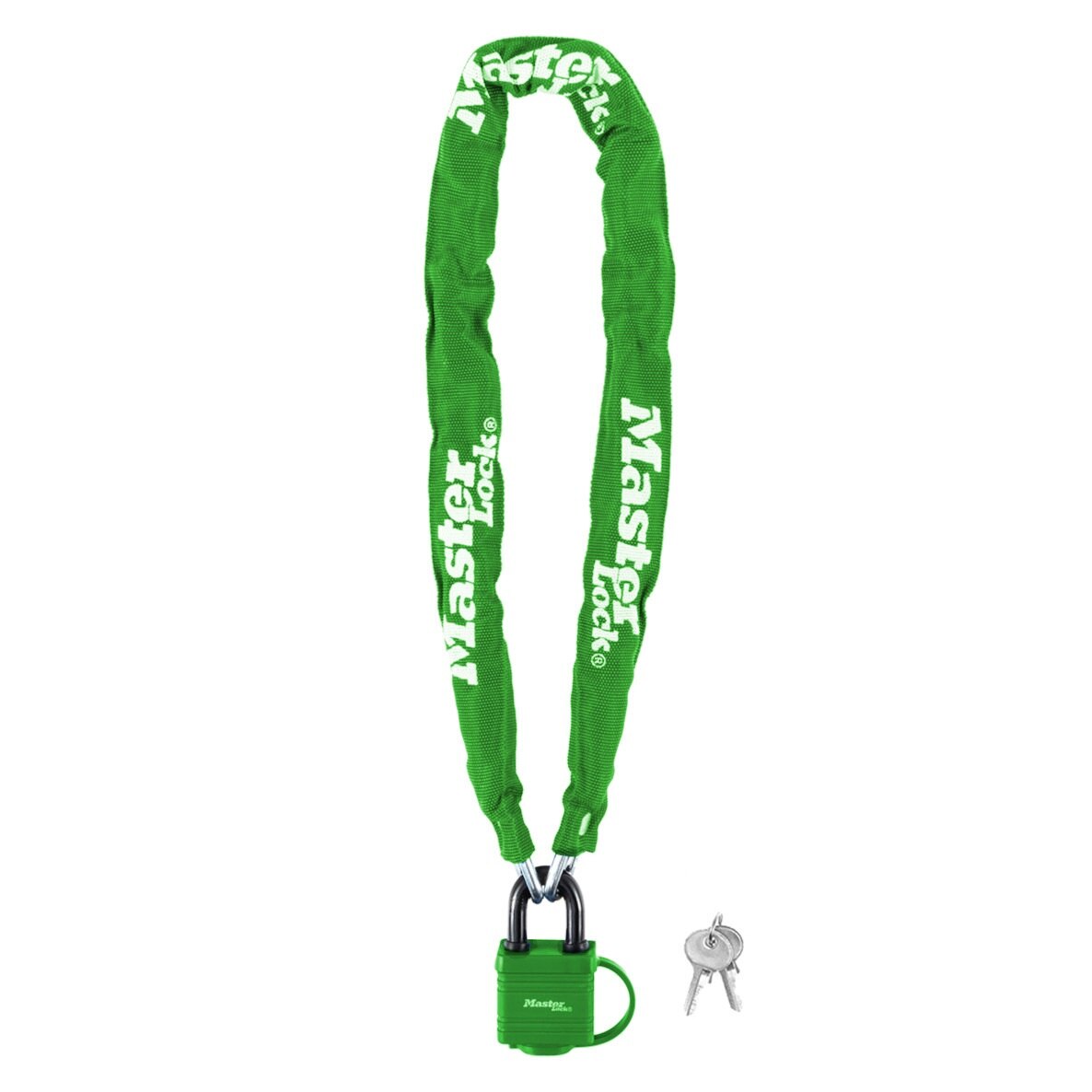 Incuietoare antifurt bicicleta MASTERLOCK Verde, 90 cm
