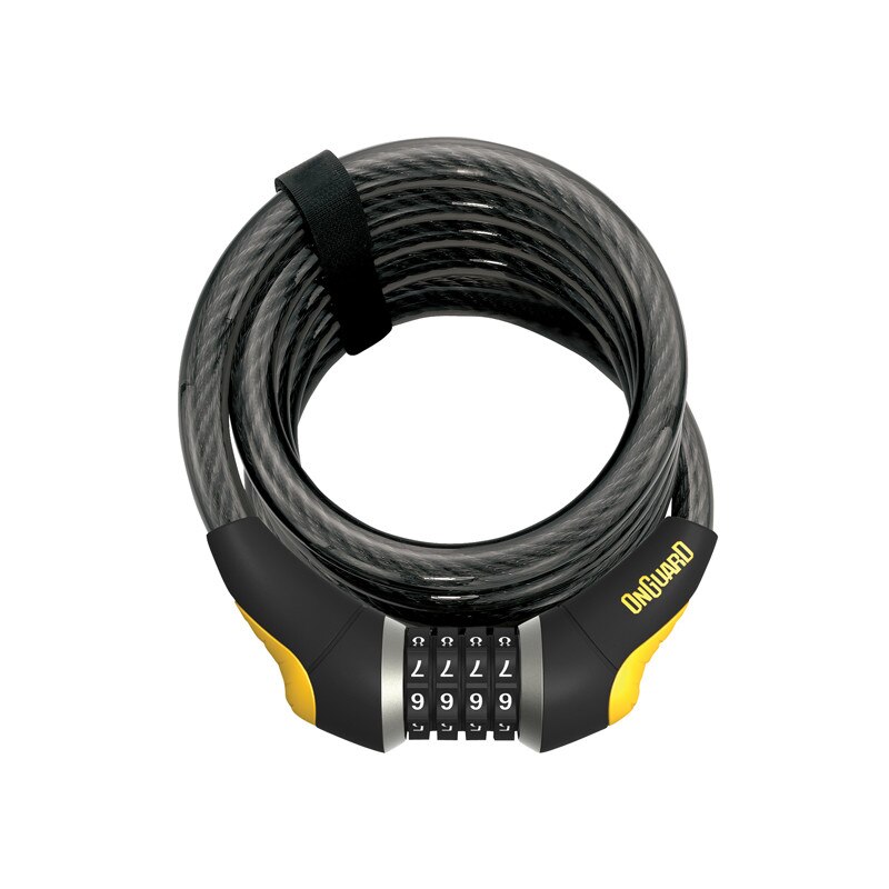 Incuietoare antifurt bicicleta ONGUARD Negru, 185 cm