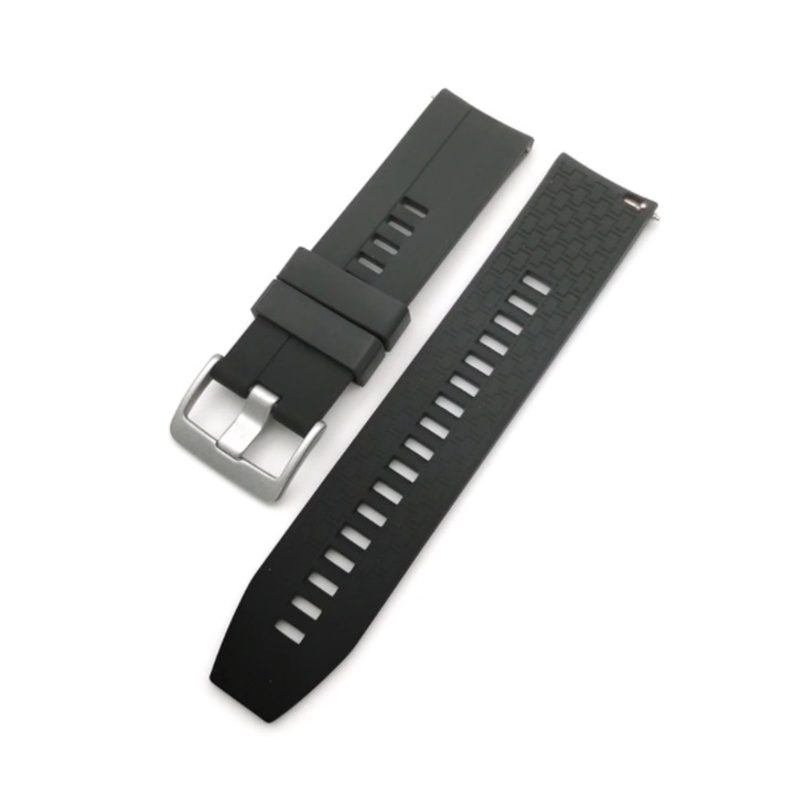 Curea smartwatch, Tech Armor, Silicon, 20 mm, Pentru Samsung Galaxy Watch 3 41 mm, Negru