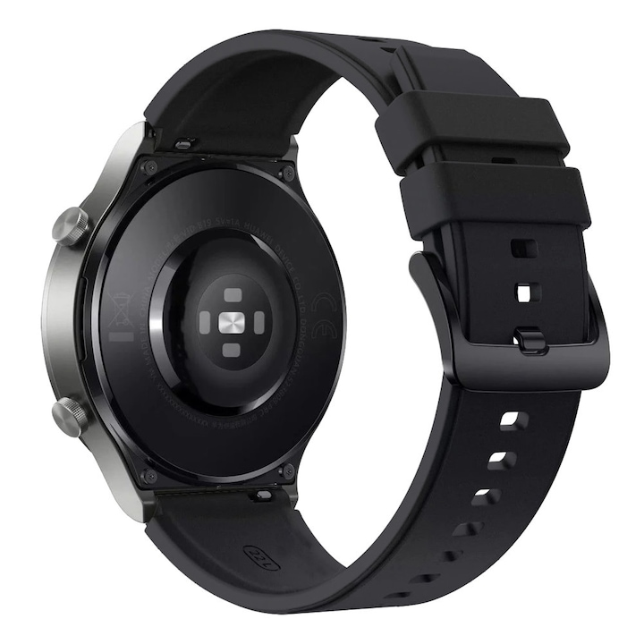 Силиконова каишка Smart Pulse за Huawei Watch GT/ GT2/ GT2 Pro/ GT3, 22мм, Черен