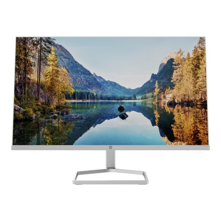 Monitor HP M24fw, 23,8", FHD, IPS, (1920 x 1080), 1000:1, fehér, képernyőn megjelenő vezérlők, AMD FreeSync, alacsony kék fény mód, tükröződésmentes