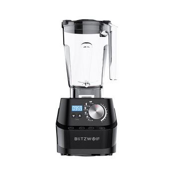 Blender, BlitzWolf, 1500W, 2L, 35000 RPM, cu 10 programe, negru Blender, BlitzWolf, 1500W, 2L, 35000 RPM, cu 10 programe, negru