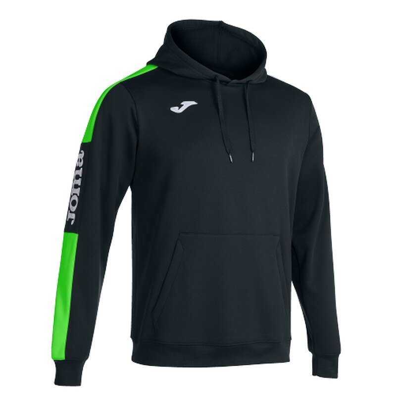Bluza cu gluga Joma Champion IV, Negru/Verde