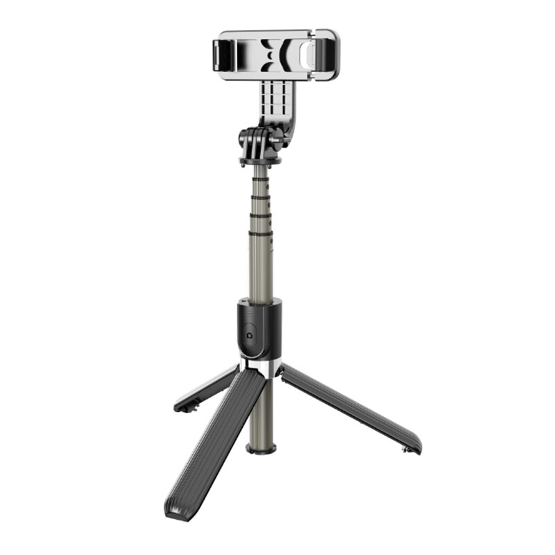 Selfie Stick ASKSA Tripod Wireless, telecomanda detasabila, Negru