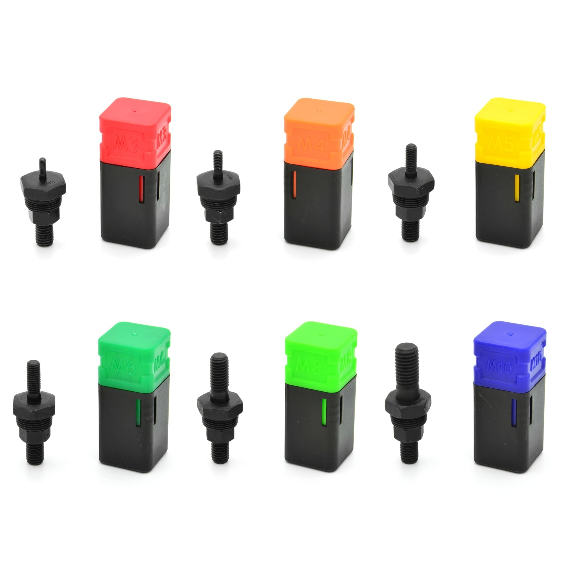 Set 6 adaptori pentru nituit M3-M10, Geko G01358A