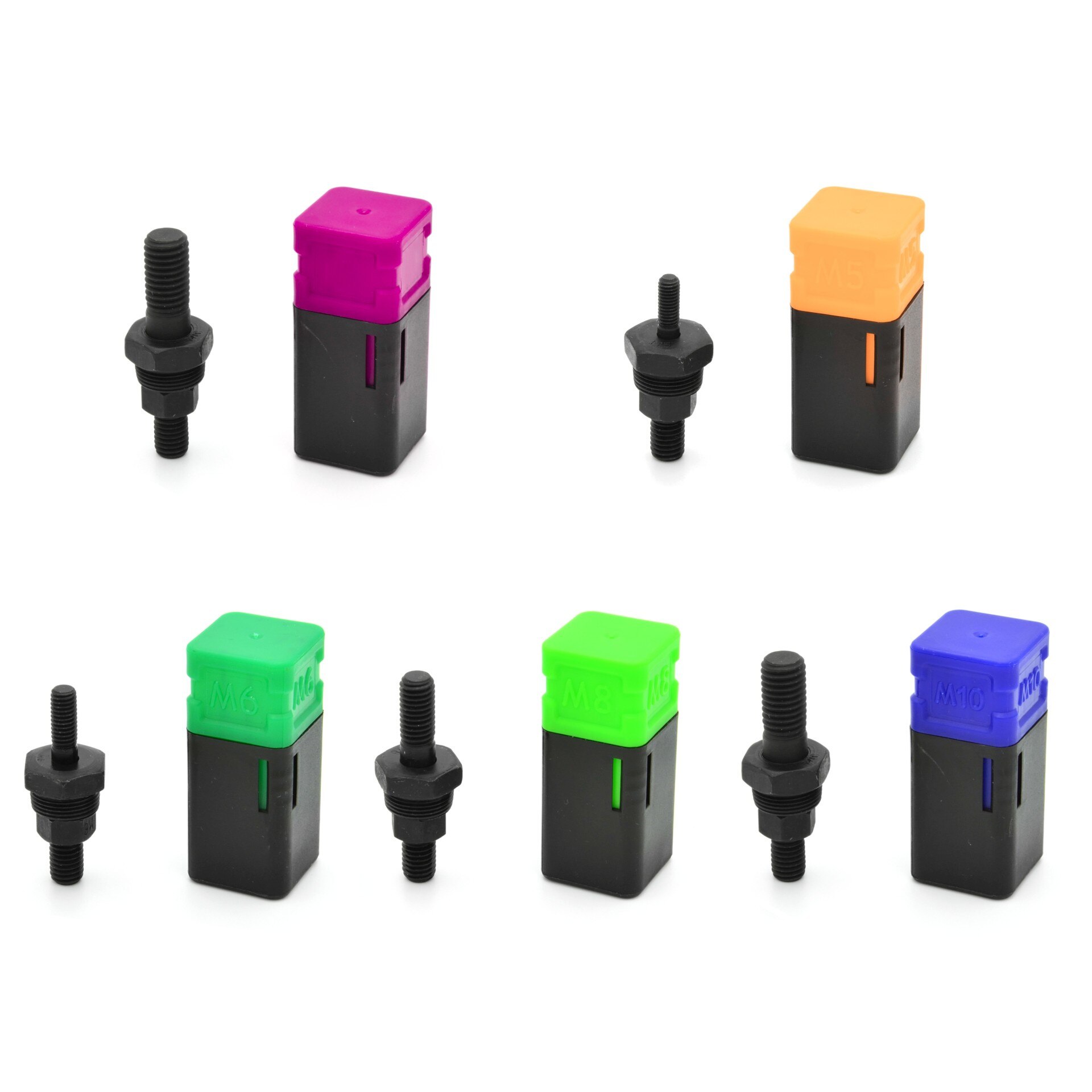 Set 5 adaptori pentru nituit M5-M12 Geko G01355A