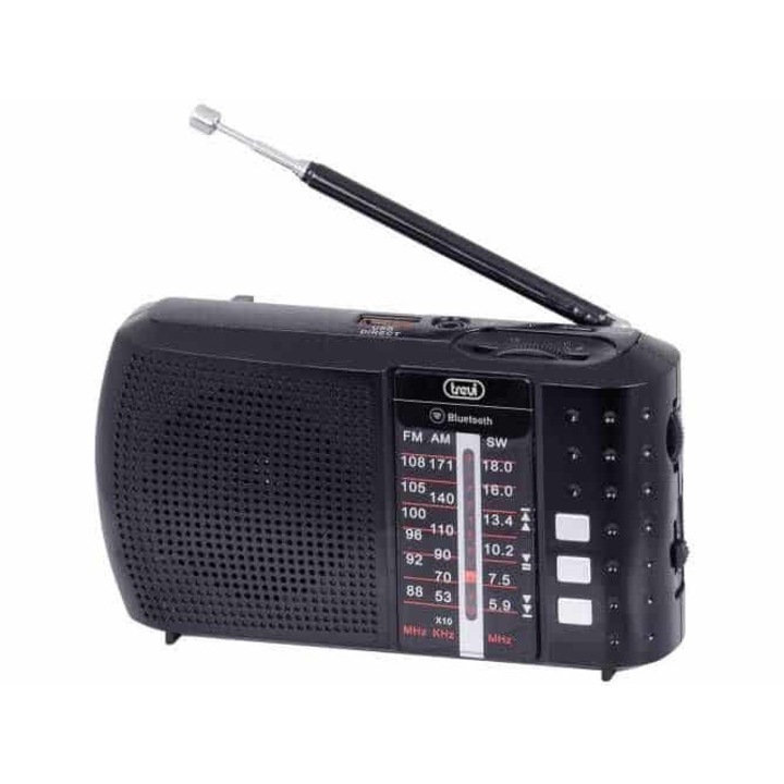 Radio Am fm sw Ra 720 Bt, Bluetooth, Mp3, Negru Trevi