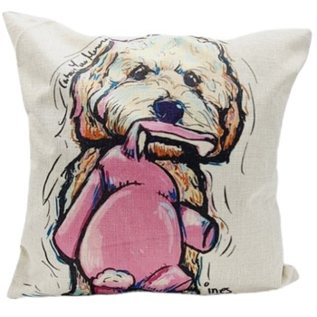 Perna Decorativa , Model Dog , 45 x 45 cm Perna Decorativa , Model Dog , 45 x 45 cm