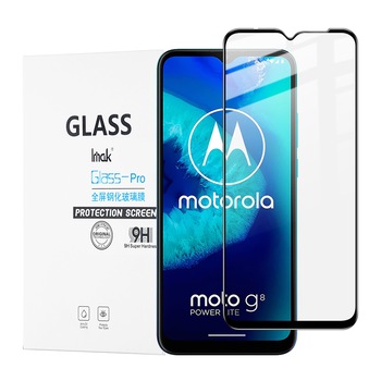 Folie de protectie, IMAK, Compatibil cu MOTO G8 POWER LITE Pro, Sticla, Negru Folie de protectie, IMAK, Compatibil cu MOTO G8 POWER LITE Pro, Sticla, Negru