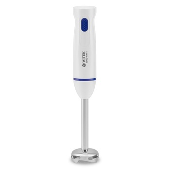 Blender de mana VT-8502 VITEK ,1000W, plastic inox , trepte de viteze 1,Alb Blender de mana VT-8502 VITEK ,1000W, plastic inox , trepte de viteze 1,Alb