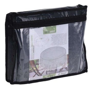 Husa masa si scaune gradina, Progarden, 180x115 cm, Negru Husa masa si scaune gradina, Progarden, 180x115 cm, Negru