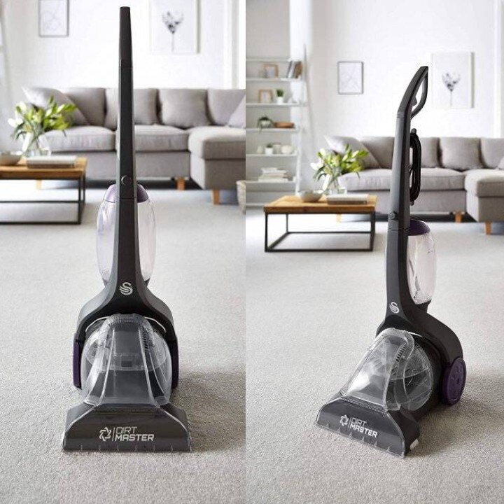 Aparat Spalat Covoare Swan SC17310N, Putere 550w, Ultra Usor, Perii cu vibratii, Curatare profunda, Elimina mirosurile de animale