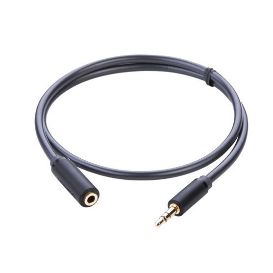 Cablu prelungitor audio jack3.5 mm mama la tata Gri