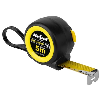 Ruleta metalica 25mm 5m Rebel RB-1133 Ruleta metalica 25mm 5m Rebel RB-1133