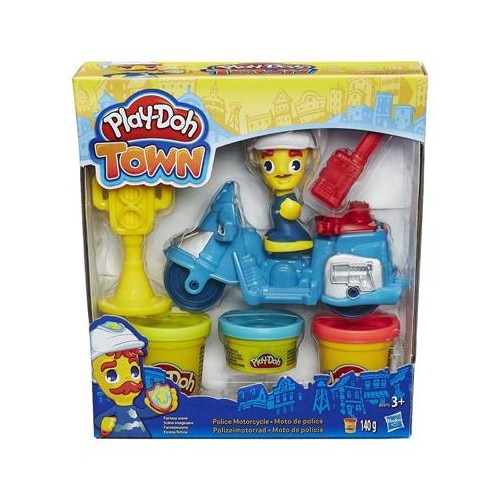 Play doh town sales police motorcycle