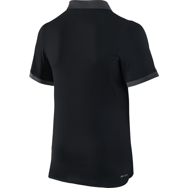 Nike Advantage gyerek póló, Fekete/Antracit-szürke, XS