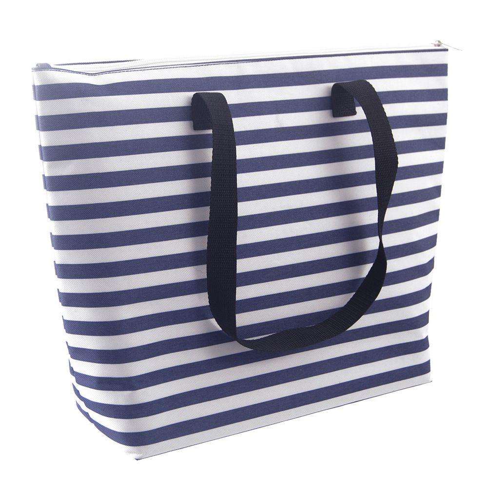 Geanta termica, Orion, Poliester, 6.6 L, Albastru/Alb