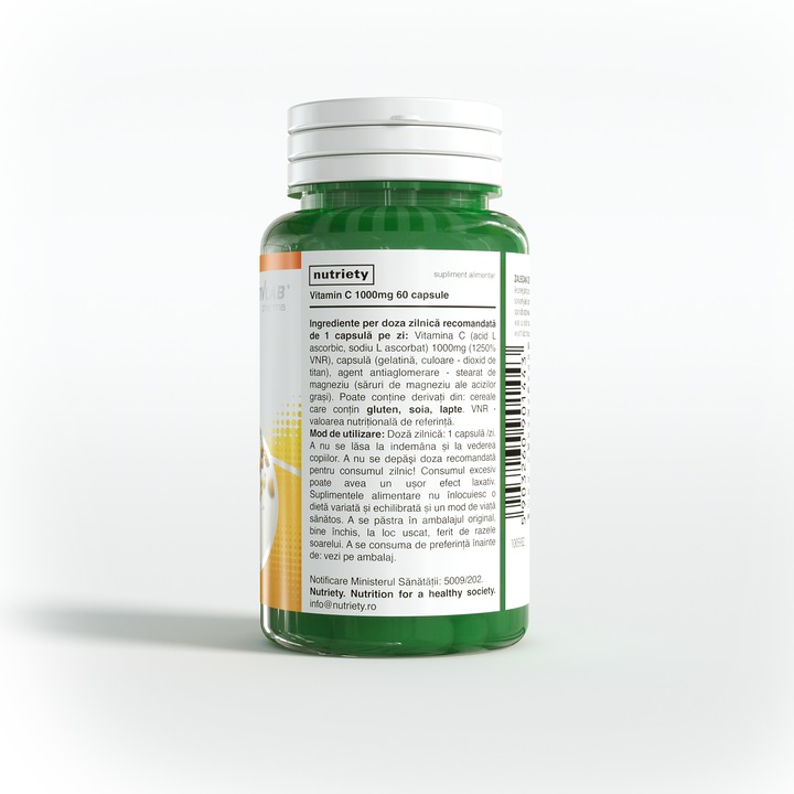 Витамин C, ActivLab Pharma, 1000 mg, 60 капсули