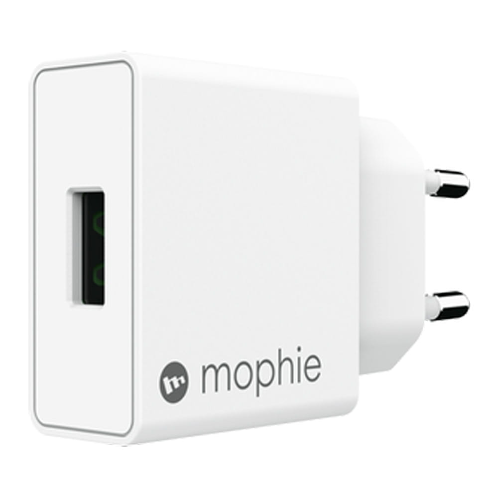 Incarcator de perete Mophie USB-A 18W, alb