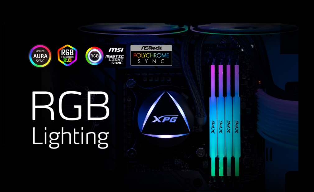 Memorie ADATA XPG LANCER RGB, 16GB DDR5, 5200MHz CL38 - eMAG.ro