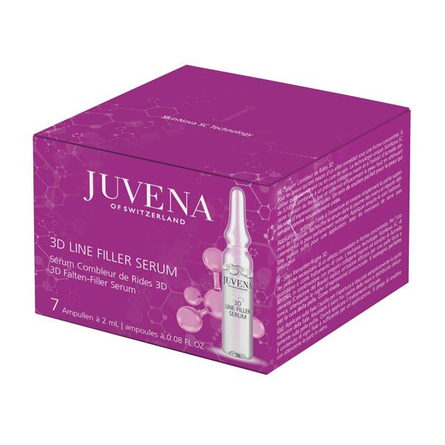 Set fiole tratament Juvena Skin Specialists 3D Line Filler Serum, 7 bucati de 2 ml