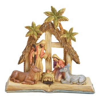 Scena Nasterii Domnului din polirasina 17 cm Scena Nasterii Domnului din polirasina 17 cm