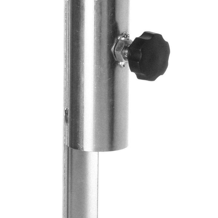 Поставка за плажен чадър Probeach, Метал, Сребрист