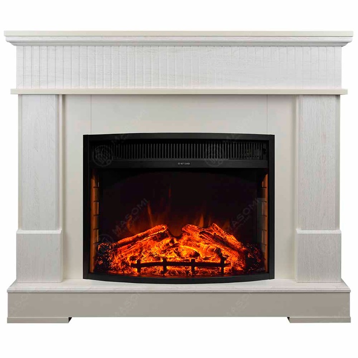 Semineu electric, Masomi, Boston 23 & Mont blanc-25' 1950 W, Stejar alb, 109*95*30 cm