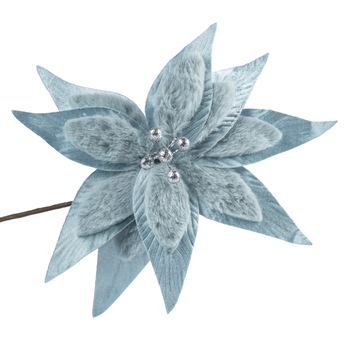 Decoratiune craciun, craciunita artificiala cu blanita, verde, Ø29 Decoratiune craciun, craciunita artificiala cu blanita, verde, Ø29