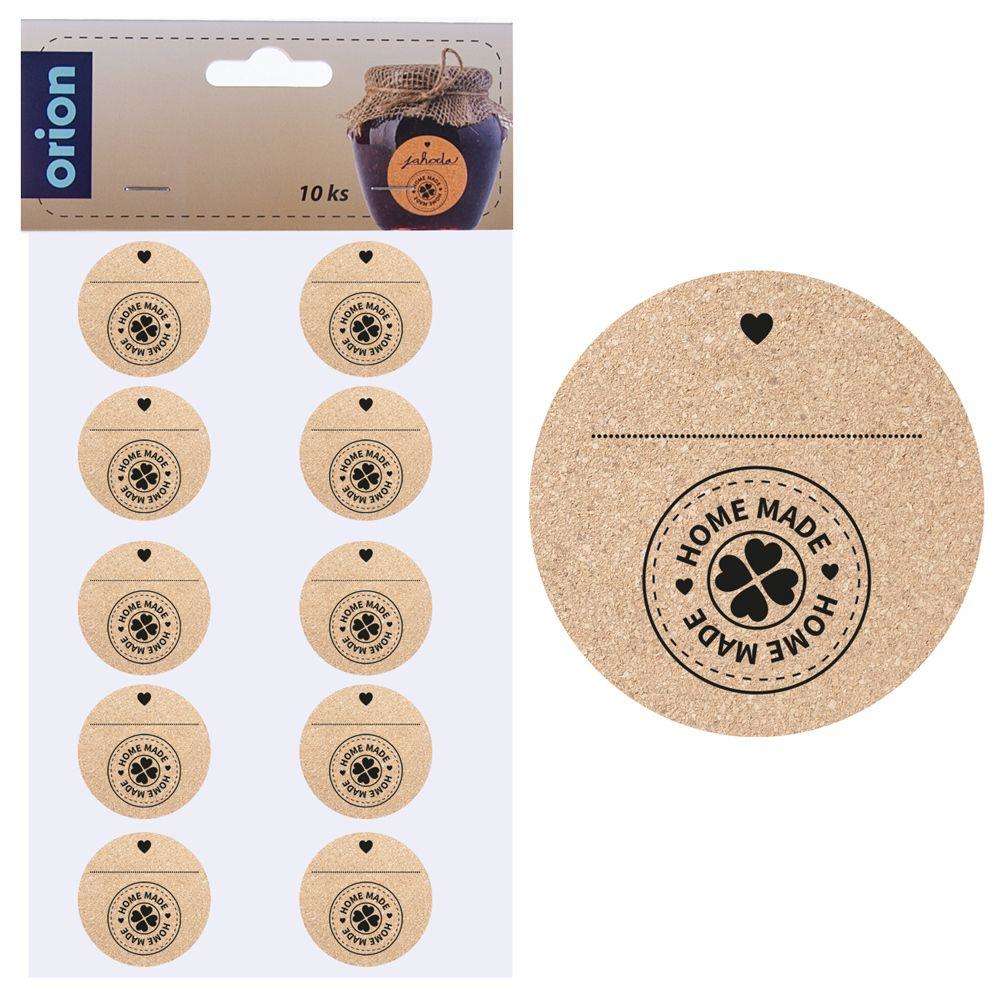 Set 10 etichete borcane, Orion, Pluta, Crem