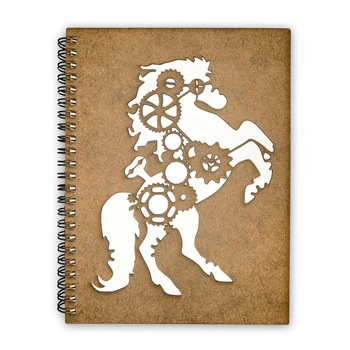 Agenda Lemn Decupata A5 80 file - Cal Mecanic Agenda Lemn Decupata A5 80 file - Cal Mecanic