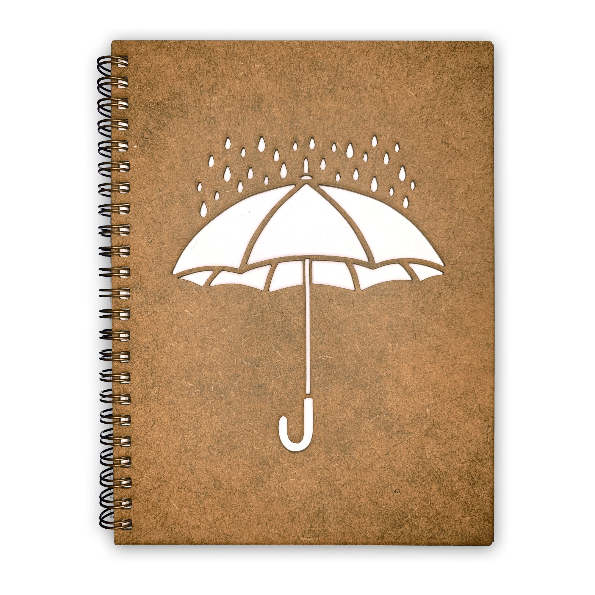 Agenda Lemn Decupata A5 80 file - Umbrela