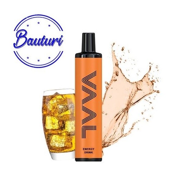 Kit Tigara Electronica VAAL 500 - Energy Drink ,Dispozitiv de unica folosinta , 2.0ml ,17mg/ml NicSalt ,autonomie ,500 pufuri