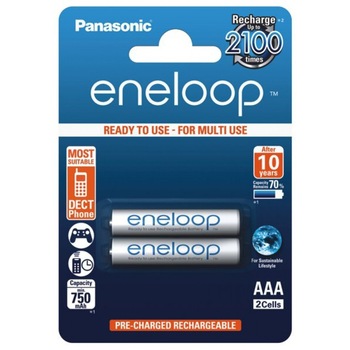 Set 2 buc baterii reincarcabile Panasonic eneloop aaa r3 1x Blister Set 2 buc baterii reincarcabile Panasonic eneloop aaa r3 1x Blister
