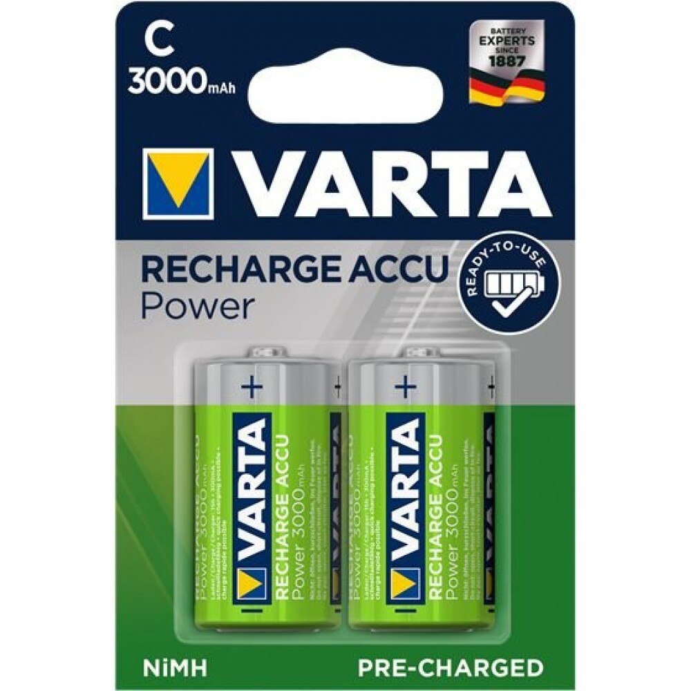 Set de 2 buc baterie reincarcabila varta tip c 3000mah 1x Blister