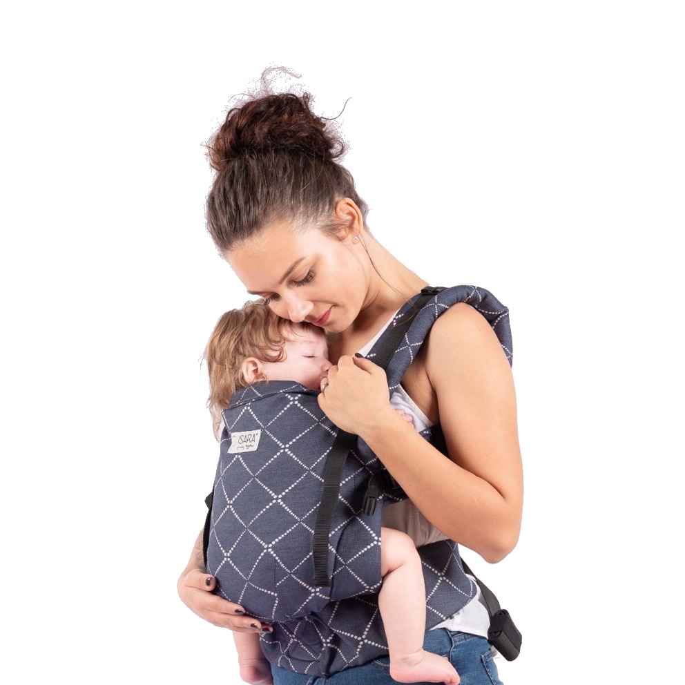 Marsupiu Isara Ergonomic Reglabil in Lungime si in Latime The Trendsetter Diamonda Blue Ink