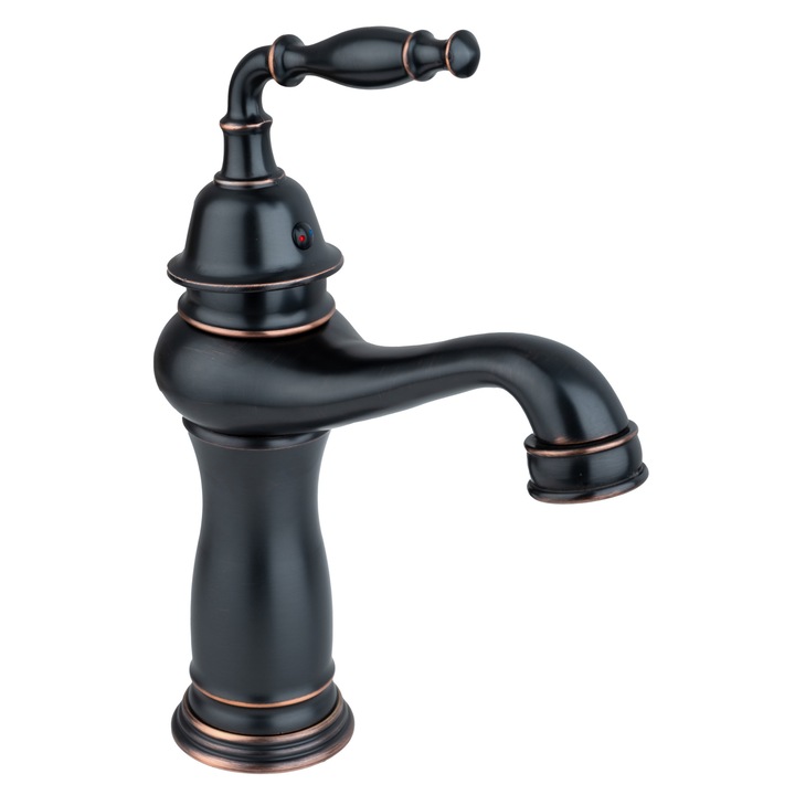 Baterie lavoar TRENDY'S, montare chiuveta baie, aspect antichizat