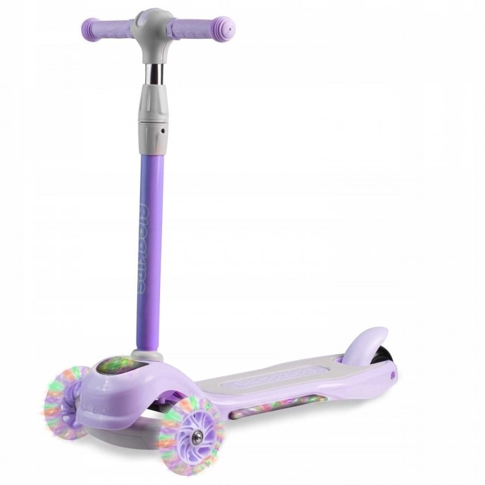 Trotineta cu roti cu led ricokids piko - violet
