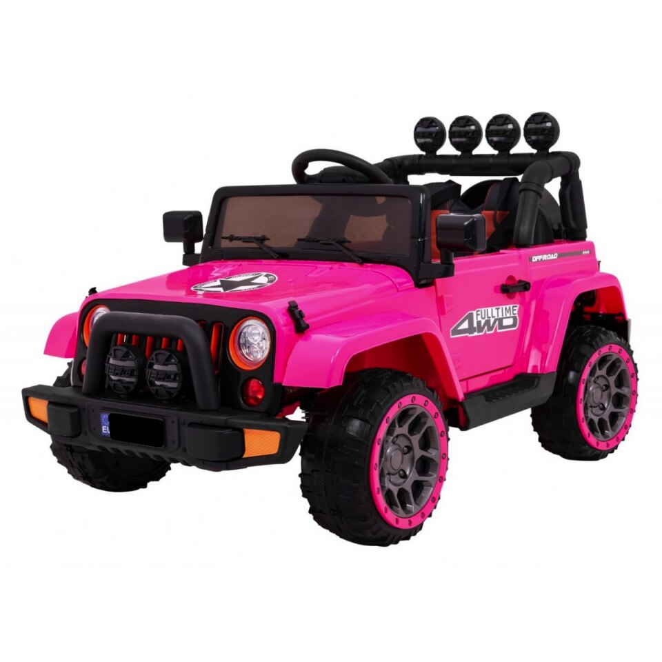 Masinuta electrica Full Time 4WD, roz