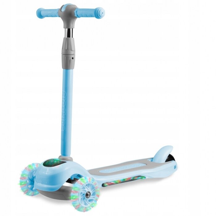 Trotineta cu roti cu led ricokids piko 765003 - albastru