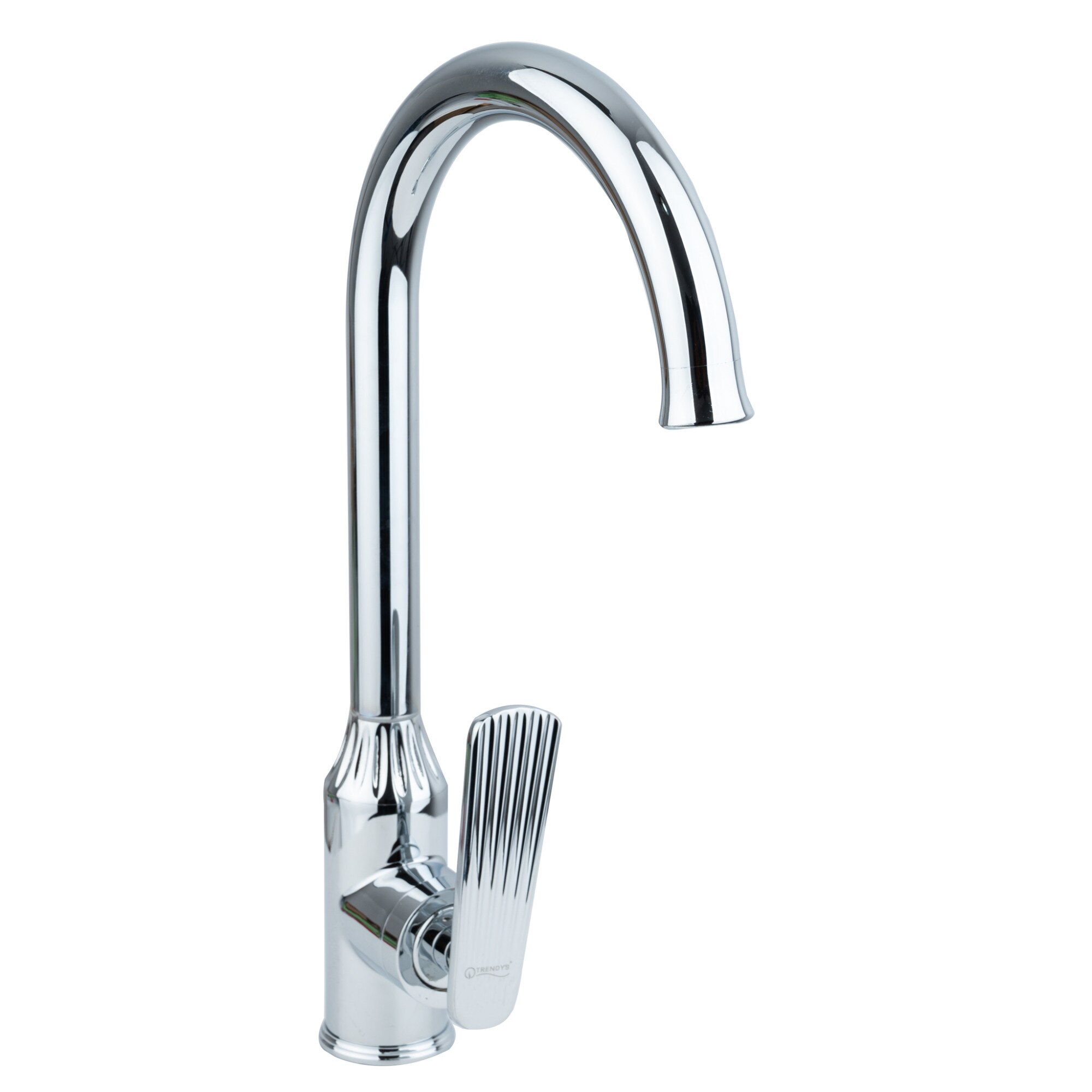 Baterie bucatarie TRENDY'S, tip lebada ,crom lucios