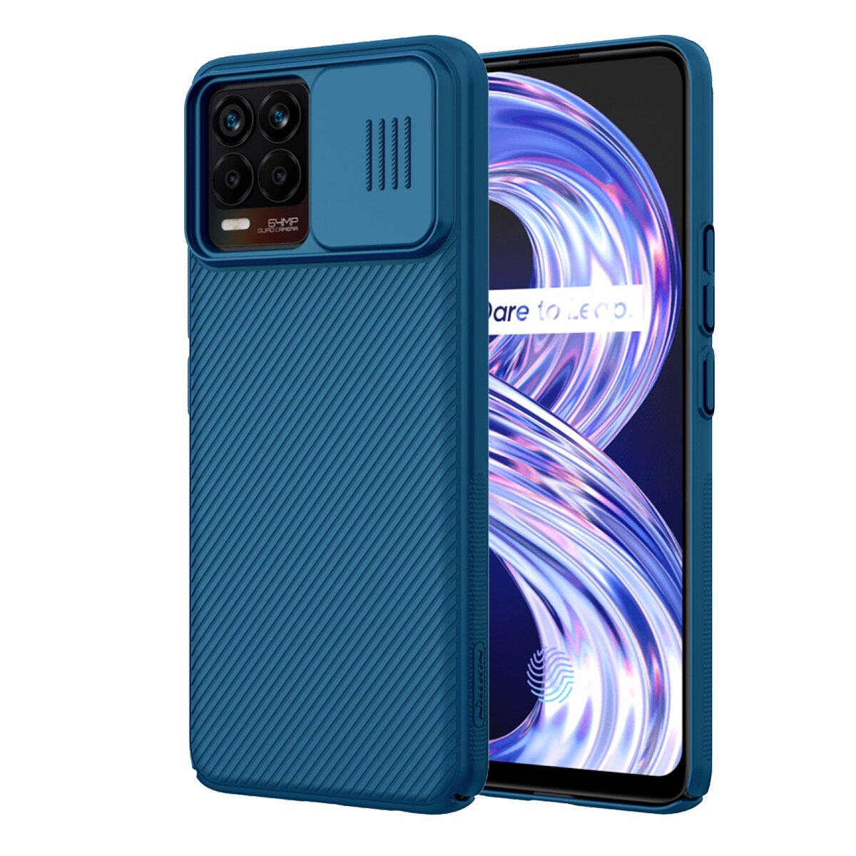 Husa de protectie, NILLKIN, Compatibil cu REALME 8/8 PRO , TPU, Albastru