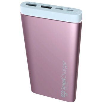 Baterie Externa Ego 10000mAh 2.1A Roz Baterie Externa Ego 10000mAh 2.1A Roz