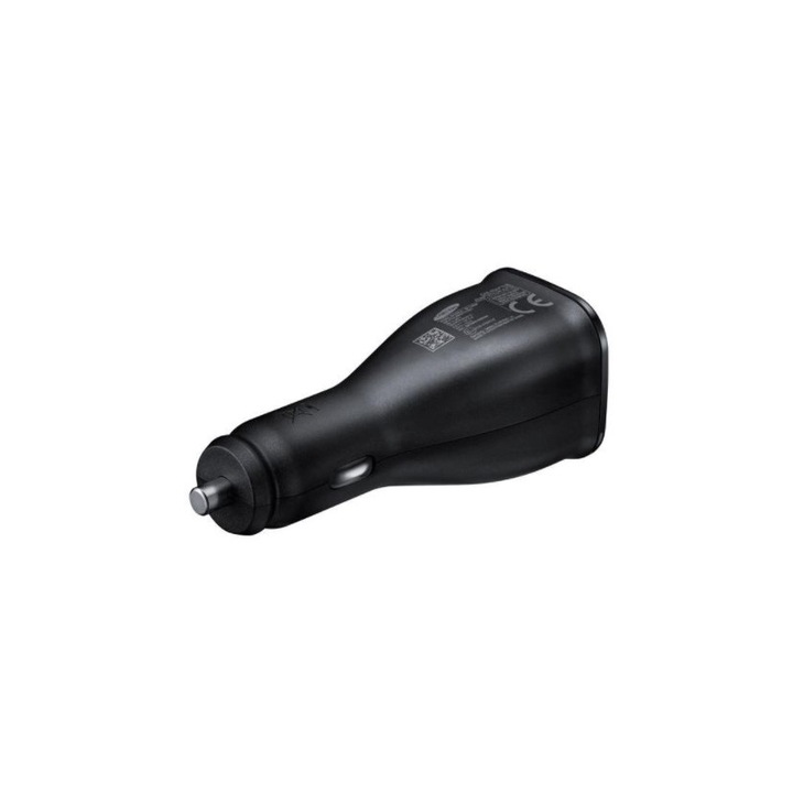 Зарядно за запалка за кола, бързо зареждане Samsung, 2xUSB, насипно, черно