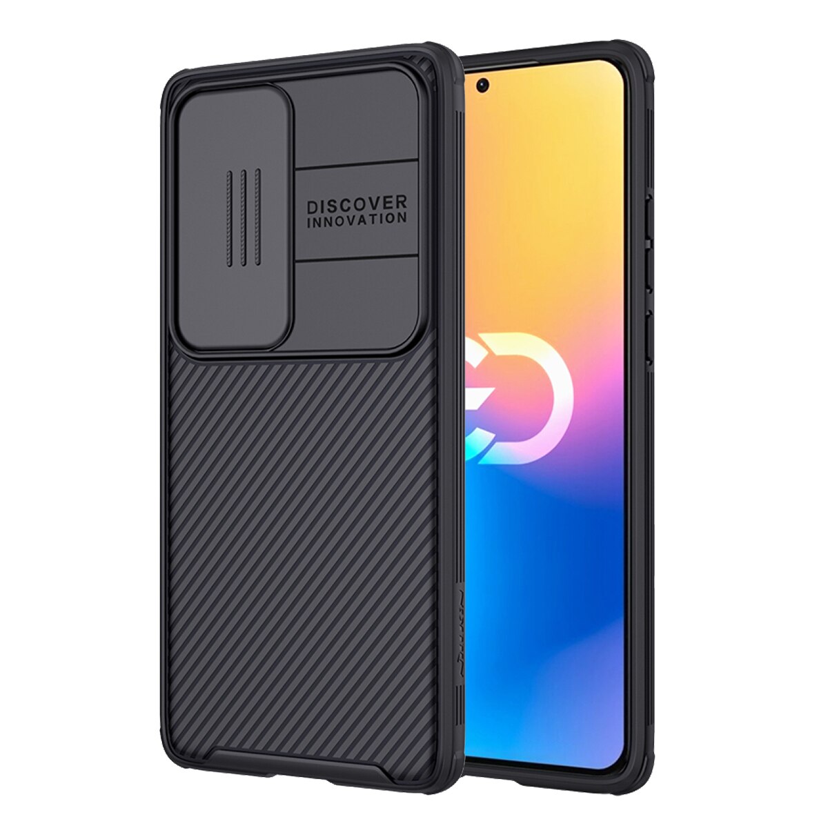 Husa de protectie, Nillkin, Compatibil cu HUAWEI P50 PRO, TPU, Negru