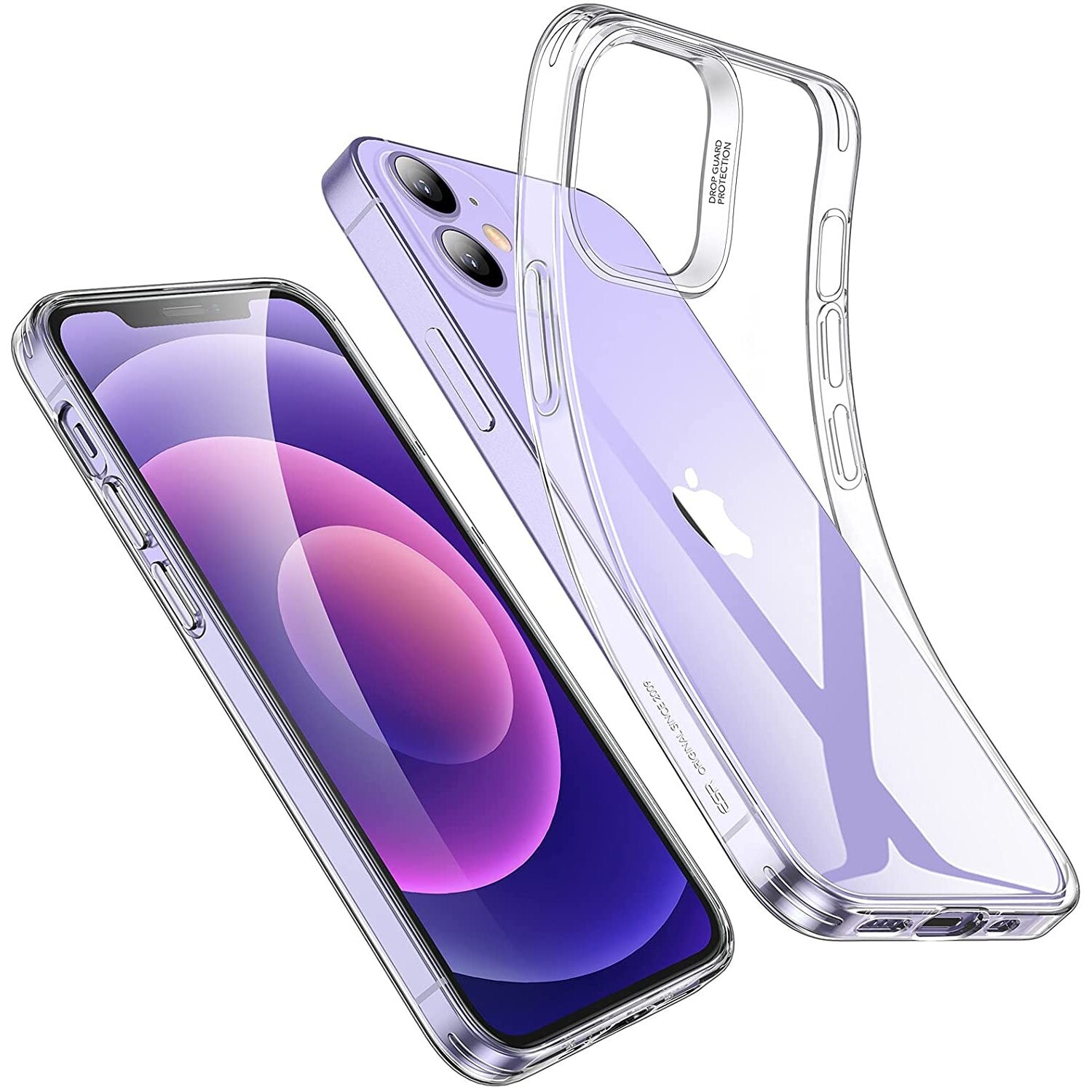 Husa compatibila cu iPHONE 12 / 12 Pro, ESR, Transparenta, Silicon flexibil, 6.1 inch