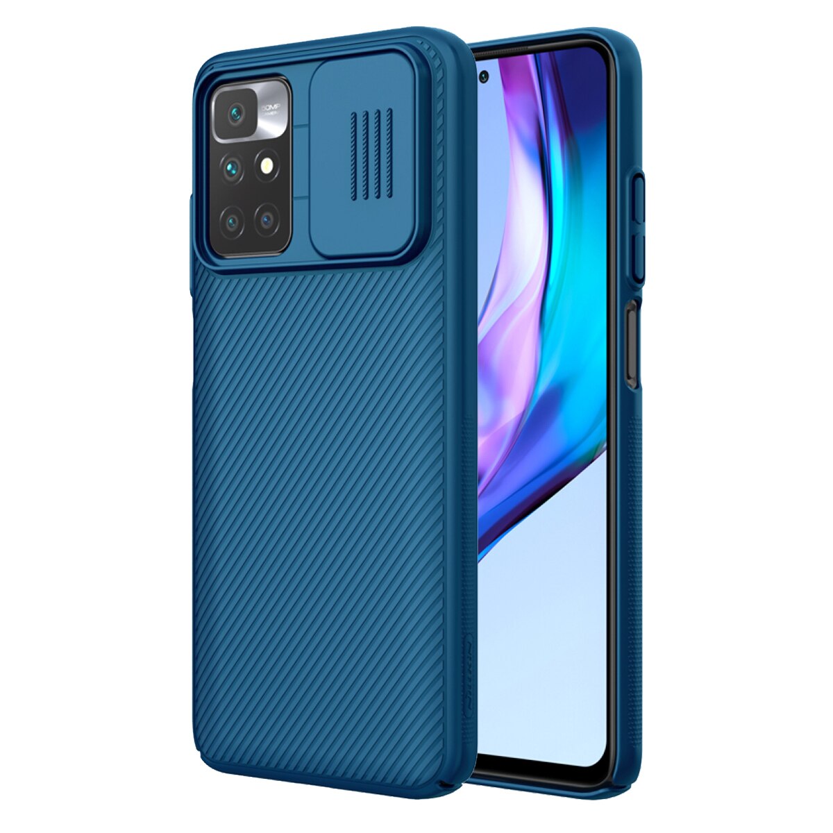 Husa de protectie, Nillkin, Compatibil cu REDMI 10 4G, TPU, Albastru