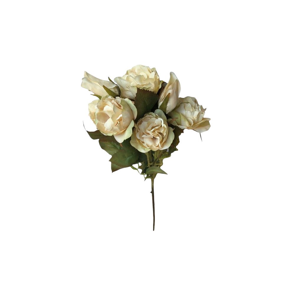 Flori artificiale, Accent, 12076003, Buchet trandafiri, Bej, 50 cm